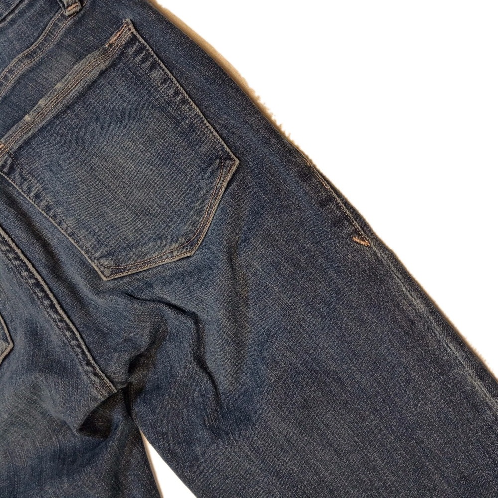 Good American Good Legs Crop Mid Rise Denim Blue Jeans Women 0/25 Skinny Stretch - Picture 12 of 12